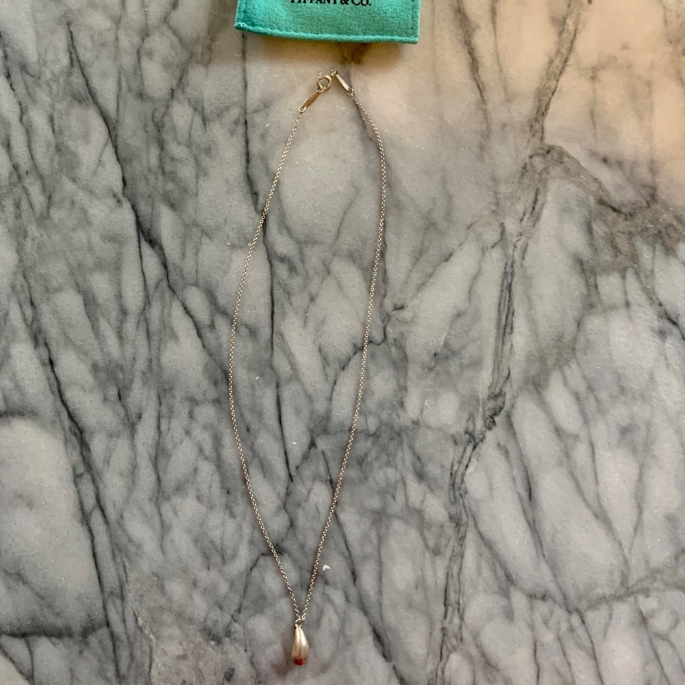 Tiffany Elsa Peretti Single Teardrop Pendant